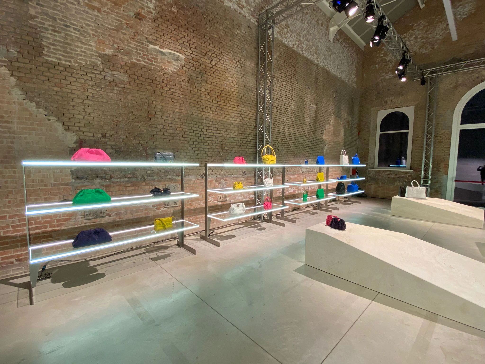 Bottega Veneta Edge Lit Shelf